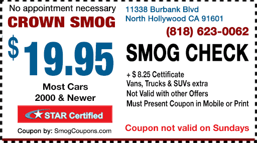 print-smog-coupon - Crown Smog | STAR certified Smog Test Only Station